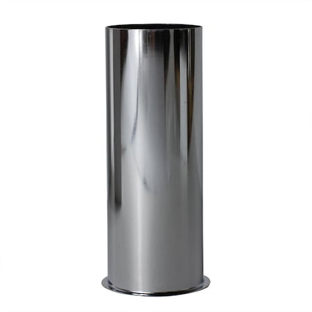Thrifco Plumbing 22 Gauge 1-1/2 Inch x 4 Inch Chrome Plated Brass Tubular Tailpi 4400643